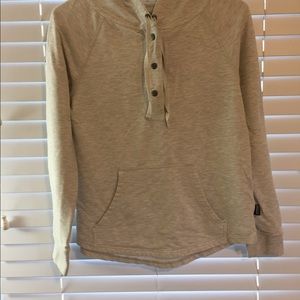 Patagonia sweatshirt.